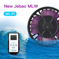 Jebao-Smart Wave Pump with Wi-Fi, LCD Display Controller, Wave Ball, Fish Tank Marine Aquarium, MLW-5, MLW-10, MLW-20, New
