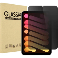 For iPad Mini 6th Generation Privacy Filter Tempered Glass Full Coverage Film AntiSpy Shield Screen Protector for iPad Mini 6