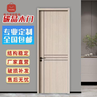 現貨速發！免運 實木門 防盜門 防撬門 入戶門 室內門 木門 碳晶門木門實木房間門臥室門室內門套裝門包門框門套免漆門全套門 八折下殺 特價出 可開發票