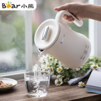600ml Portable Electric Kettles with Smart Temperature Control Cup Make Tea Coffee Travel Boil Water Kettle Kitchen Appliances