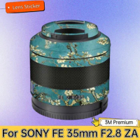 For SONY FE 35mm F2.8 ZA Lens Sticker Protective Skin Decal Vinyl Wrap Film Anti-Scratch Protector Coat SEL35F28Z 2.8/35ZA