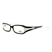 【Vivienne Westwood】英國薇薇安魏斯伍德★英倫立體雕刻風格光學眼鏡(黑白 VW156M02)