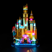 Kyglaring LED Light Set For Mini Ariel's Castle 40708 Collectible Model Building Block (Not Included Building Blocks)