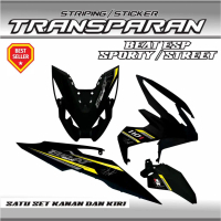 STIKER BEAT 2017-2019 STRIPING/ MOTOR BEAT ESP TRANSPARAN / STICKER MOTOR BEAT ESP STRIPING MOTOR