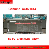 Genuine C41N1814 Battery C41PPEH for Asus ZenBook 15 UX533 RX533FD U5300FD UX533FD UX533FN-A8021T Laptop 15.4V 4800mAh 73Wh