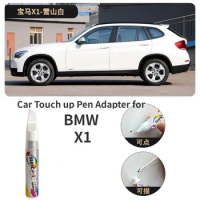 Car Touch up Pen Adapter for BMW X1 Paint Fixer Ore White Melbourne Red Quantum Blue X1 Supplies Car Scratch Repair Car Black