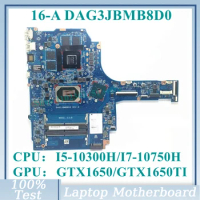 M02035-001 M02035-601 With I5-10300H/I7-10750H CPU DAG3JBMB8D0 For HP 16-A Laptop Motherboard GTX1650/GTX1650TI 100% Tested Good