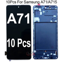 Wholesale 10Pcs/Lot 6.7" For Samsung Galaxy A71 LCD A715 Display Touch Screen Digitizer Assembly For Samsung A71 LCD With Frame