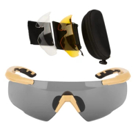 11UE Cycling Goggles Running Goggles Sports Sunglasses with Interchangeable Lens