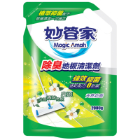 【妙管家】除臭地板清潔劑補充包(天然花香)2000g