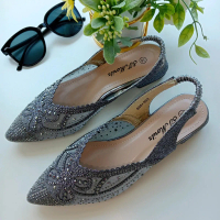 ST.MORITZ 888-393 GREY SANDAL PESTA/PARTY SHOES