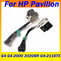20-100Pcs For HP Pavilion G4 G4-2000 2020BR G4-2116TX Charging Port Connector New Laptop DC Power Jack Cable