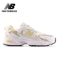 【NEW BALANCE】New Balance D寬楦 中性530復古鞋 老爹 白炫黃 KAORACER MR530PUT