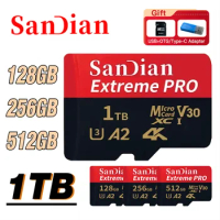 Original Memory Cards Large Capacity SD Card 128GB 256GB 512GB 1TB Mini TF Card High Speed Flash Card for PC/Desktops/Mac/Camera