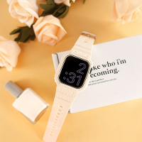 AmBand / 38.40.41mm / Apple Watch 專用保護殼帶 TPU錶帶 粉色＃CASIO-38-40-41-PINKSAND