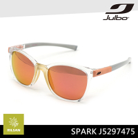 Julbo 女款感光變色太陽眼鏡 SPARK J5297475 / 透明-灰框 (粉黃多層膜鏡片)