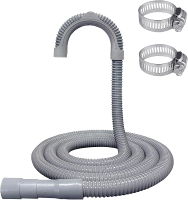 6ft Washing Machine Drain HoseCorrugated Flexible Washer Drain Hose Extension Replacement for Samsun