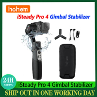 Hohem iSteady Pro 4 Gimbal Stabilizer 3-Axis Handheld Gimbal for Action Camera GoPro 11 Gopro Hero 10 9 8 7 6 5 Osmo Action