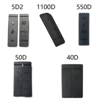 USB Rubber Lid Door USB/HDMI-compatible DC IN/VIDEO OUT Rubber Door Bottom Cover For Canon 50D 40D 1100D 5D2 550D 60D Camera