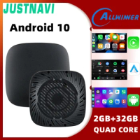 JUSTNAVI CarPlay TV Box Android 10 Wireless Android Auto CarPlay Adapter For Wired CarPlay For Kia Mazda MG Hyundai Benz VW