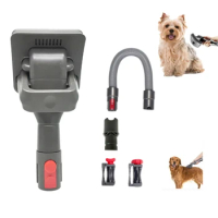 Dog Cat Brush For Grooming For Dyson V7 V8 V10 V11 V15 Absolute Animal Trigger Vacuum Pet Brush With Extension Hose Easy Install