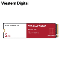 WD 紅標 SN700 2TB NVMe PCIe NAS SSD