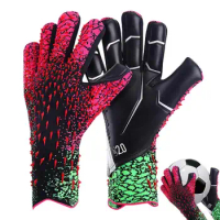 Goalie Gloves Latex Soccer Goalkeeper Gloves Anti-slip Thicken Football Professional Protection Goalkeeper Soccer Goalie Gloves