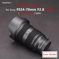 2470GM II Lens Stickers SEL2470GM2 Premium Decal Skin For Sony FE 24-70mm F2.8 GM II Lens Protector FE24-70 F2.8 GM2 Wrap Cover