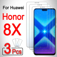 3 pcs Honor 8X 9X Lite armor Tempered For Huawei Honor8 x 8 9 x Protective Glass Xonor 9a 9c 9s Honor9x 9xlite Screen Protector