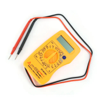 【職人工具】185-MM831B+數字電錶 小巧便攜 口袋電表 筆記本型電錶 電壓表(多功能口袋型萬用表 高精度電錶)