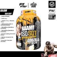 รสชาติ BAAM ISO - SOY (5 LB Godzilla) | โปรตีนจากถั่วเหลือง เหมาะสำหรับแพ้นมวัว %