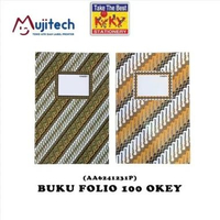 BUKU TULIS HARDCOVER PAPERLINE FOLIO (100 lembar) A6 (KECIL) OKEY