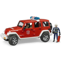 【Fun心玩】RU2528 麗嬰 德國 BRUDER Jeep 消防越野車(含人偶*1) 越野車 兒童 高質感 汽車 禮物