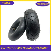 3.00-4 Scooter Tire Inner Tube Fits Mini 2 Stroke Quad ATV Motor Bike Parts (10''x3'', 260x85) for Razor Pocket E300 E325