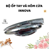 Ốp tay hõm cửa xe Innova 2007 đến 2015 Mạ Crom Cao Cấp Chống xước tay cửa