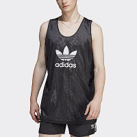 Adidas BBALL TREFO JSY [HS2067] 男 背心 雙面 球衣 亞洲版 運動 休閒 寬鬆 黑白
