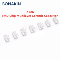 50PCS 1206 220PF 50V 100V 250V 500V 1000V 2000V ±5% 221J C0G NPO SMD Chip Multilayer Ceramic Capacitor