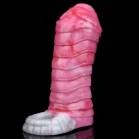 Men Cock Sheath Monster Dildo Sleeve Condom Penis Enlargement Liquid Silicone Sex Toys For Couples