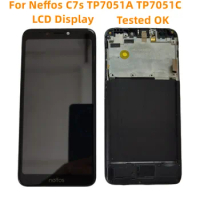 LCD Display With Frame For TP-Link Neffos C7s TP7051A TP7051C LCD Display Touch Screen Digitizer Assembly Sensor Tools