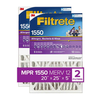 [3美國直購] 3M Filtrete HVAC 5吋 減少過敏原過濾器，2 件裝 A1519441