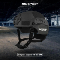 New Arrivals TaffSPORT Helm Tactical Airsoft Gun Paintball CS SWAT Helmet - MICH2000 Viral
