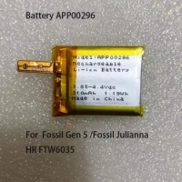 GeLar New Genuine Watch Battery For Apack APP00296 for fossil Gen 5 /Fossil Julianna HR FTW6035 310mAh 3.8V Batteria