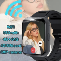 [4G SIM Card] 2024 New Arrival 4G Network Smartwatch 5MP Dual Camera SIM Card WiFi GPS Sports Support APP Download Watch Phone