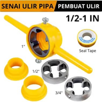 Senai Pipa Thread Maker Pembuat Ulir Pipa PVC PPR Mata Senai Pipa 1/2 - 1 Inch Pembuat drat Pipa Sen