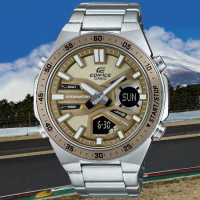 CASIO EDIFICE 長效電池壽命 運動風雙顯腕錶 EFV-C110D-5A