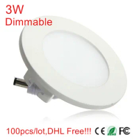 low price!!!Dimmable Led Downlights 3W AC110V- 220V LED Ceiling Downlight 2835 Lamps Led Ceiling Lamp Home Indoor Lighting