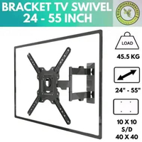 Braket / Bracket TV Swivel 32 40 42 50 55 Inch Bisa Geser Kana Kiri