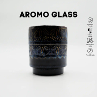 HOF AROMO Gelas Ocha Keramik Estetik 270ml Mug Ceramic Teh Kopi Aesthetic Glass Cafe Resto Bar