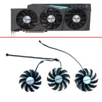 Cooling 4PIN 87MM 82MM GIGABYTE RTX 3090 Gaming 3080 Ti EAGLE Gaming Fan for EAGLE OC 3080Ti Gaming Graphics Card Cooler Fan