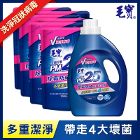 毛寶 除霉防蹣PM2.5洗衣精1+6超值組(2200gX1+2000gX6)